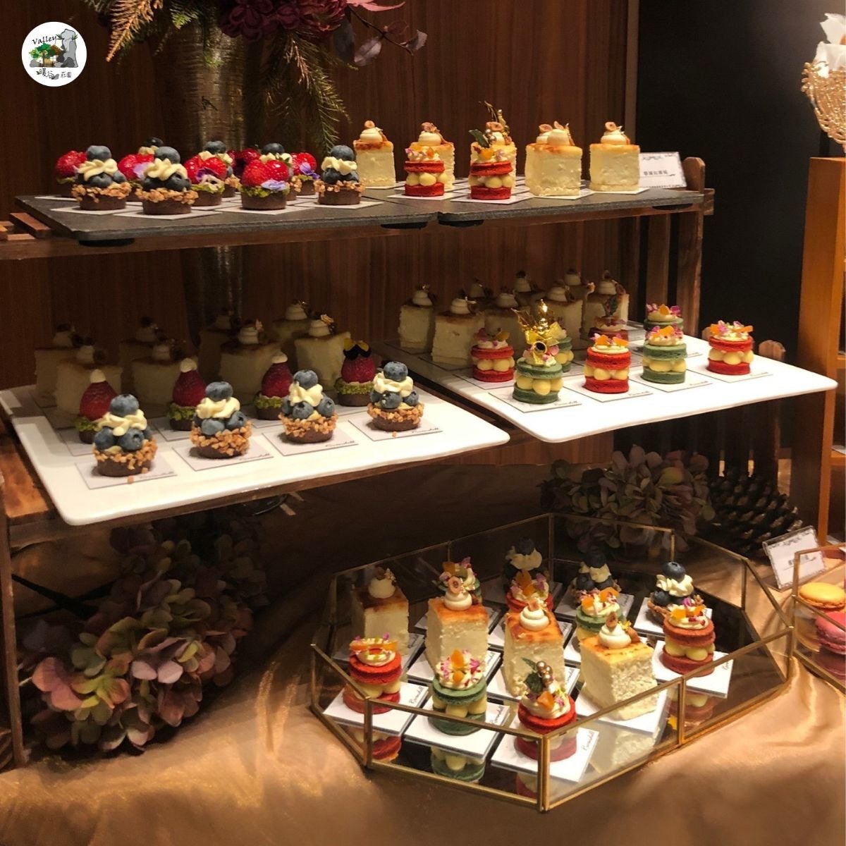 台中彰化到府外燴推薦｜開幕活動 buffet 多款精緻甜點擺盤